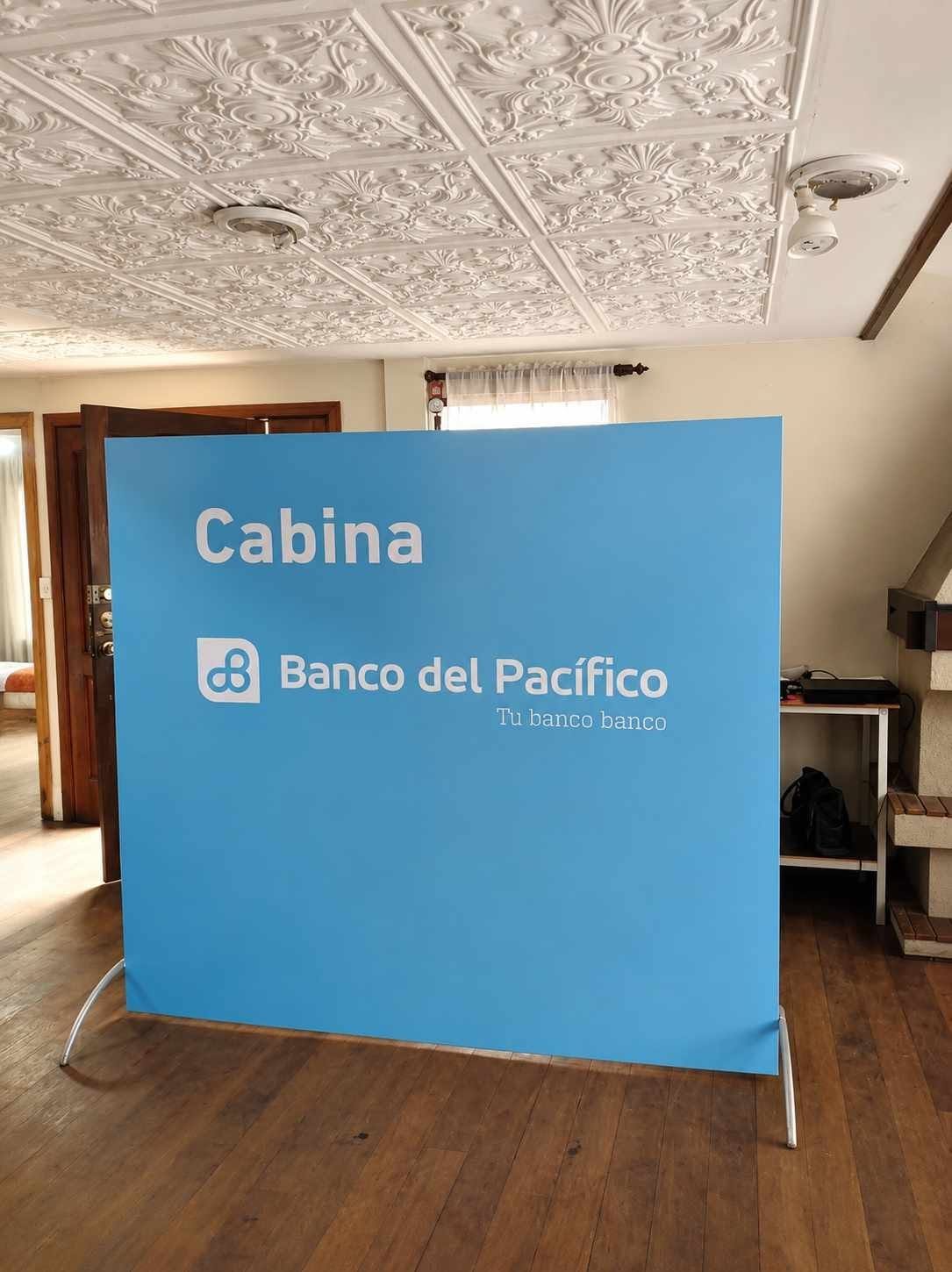 Estructura básica portátil tipo backdrop para eventos
