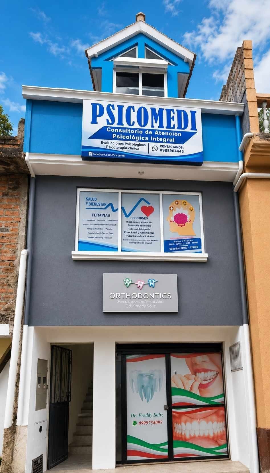 Letrero luminoso panaflex para consultorio